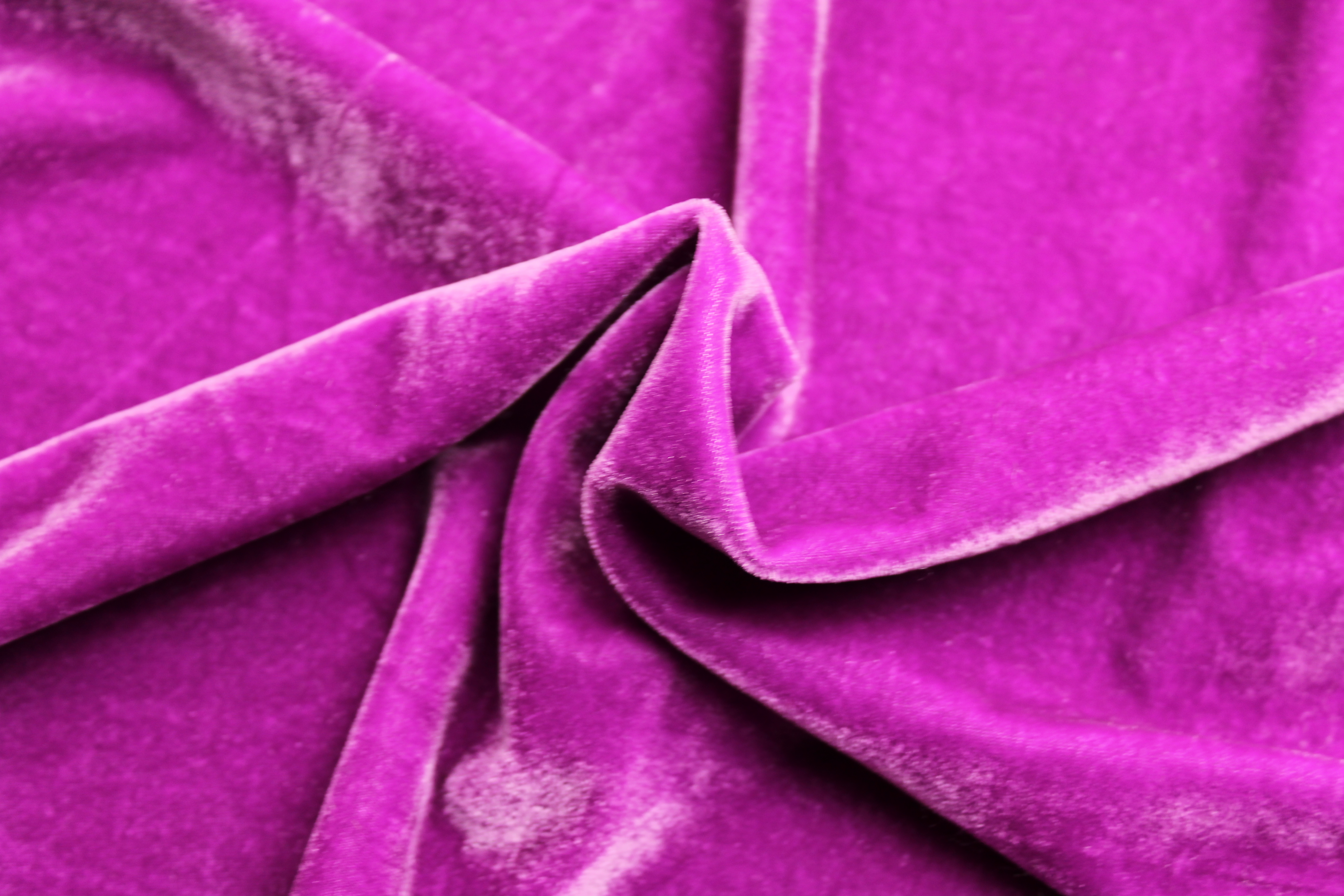 STRETCH VELOUR - MAGENTA (16)